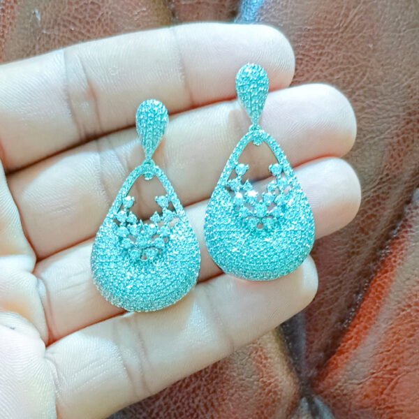 Dual tone artificial earrings wholesale India