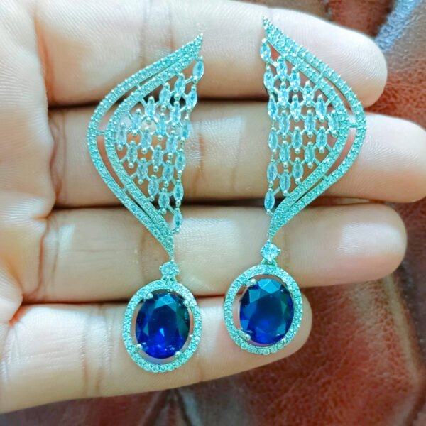 Gunmetal grey stud earrings manufacturer