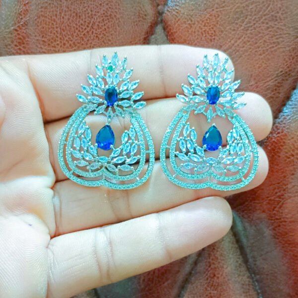 Coral pink earrings artificial jewellery India