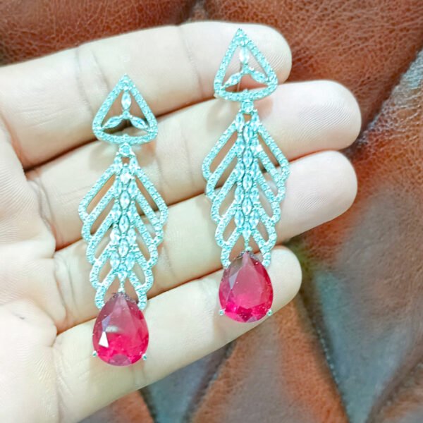 Baby pink hoop earrings wholesale