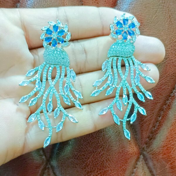 Antique gold ear drops artificial jewelry dealer