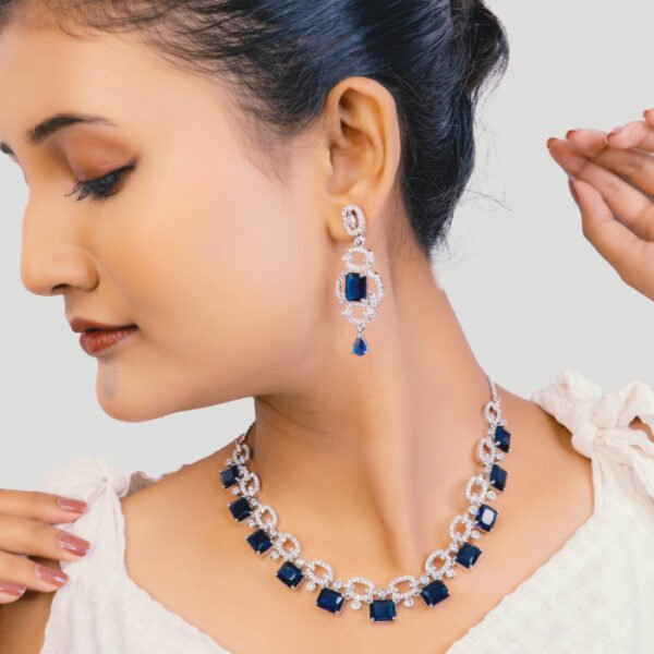 Romantic Baby Pink CZ Necklace Set – Fashion Jewelry Wholesaler for USA, Europe & Gulf Markets