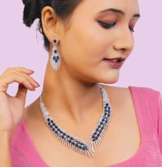 Multi-color artificial necklace set wholesale