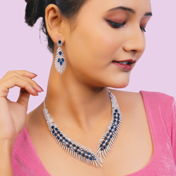 Multi-color artificial necklace set wholesale